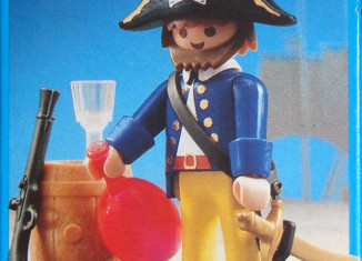 Playmobil - 3791-esp - Pirat mit Fass