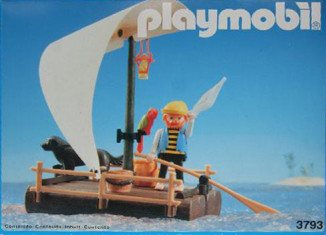 Playmobil - 3793-esp - pirate / raft