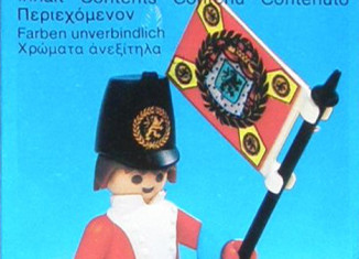 Playmobil - 3388-lyr - redcoat guard / flag