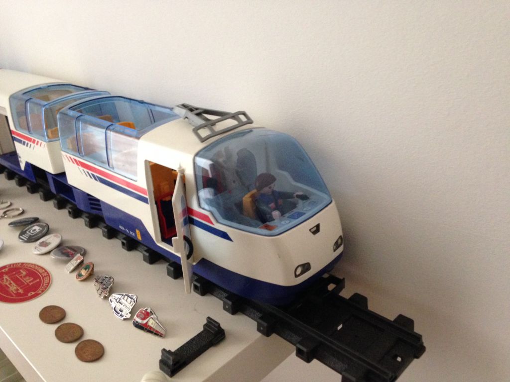 Playmobil Bauanleitung 4119 RC Train Mittelwagon für 4016 Eisenbahn, A5