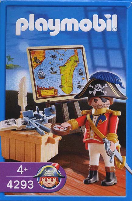 Playmobil 4293 - Pirate captain - Box