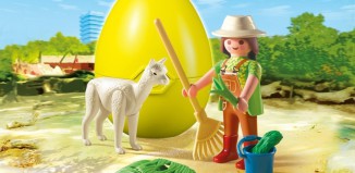 Playmobil - 4944v1 - Gardienne de zoo et alpaga
