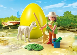 Playmobil - 4944v1 - Alpaca keeper - Detail Playmobil - 4944v1 - Alpaca keeper