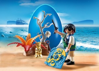 Playmobil - 4945 - Treasure hunting pirate egg