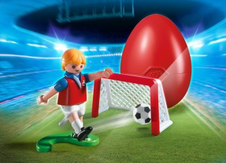 Playmobil - 4947 - Huevo 2015 rojo - Futbolista