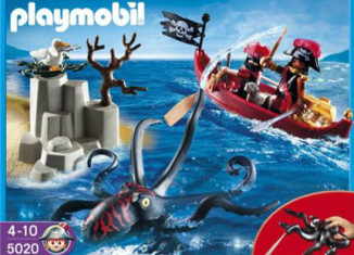 Playmobil - 5020 - pulpo gigante con piratas