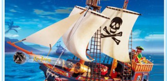 Playmobil - 5778-usa - bergántin pirata negro