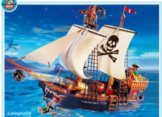 Playmobil - 5778-usa - bergántin pirata negro