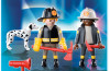 Playmobil - 5942 - Duo Pack Pompiers américains avec dalmatien