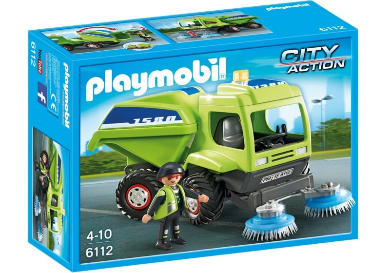 Playmobil 6112 - STREET SWEEPER STREET CLEANING TRUCK - Box