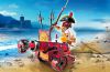 Playmobil - 6163 - Cañón Interactivo Rojo con Pirata