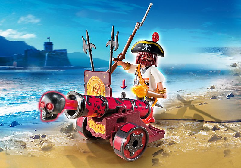 6163 Playmobil® Rote App-Kanone mit Freibeuter »Pirates« 