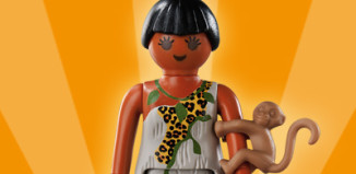 Playmobil - 5158v5 - Stone age woman with monkey