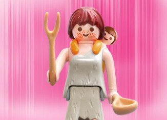 Playmobil - 5204v10 - Mujer prehistórica con bebé