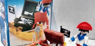 Playmobil - 13570-xat - pirata con bote de remo y tesoro