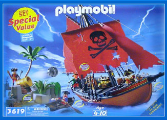 Playmobil - 3619-usa - pirates starter set