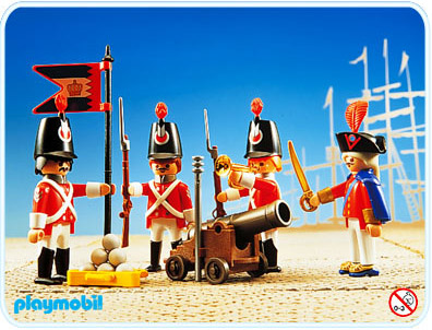 Playmobil 3795v2 - Harbour guard - Back