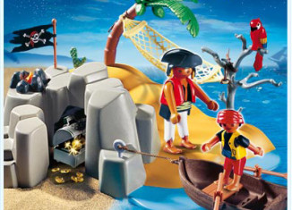 Playmobil - 4139 - Pirate island compact set