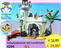 Playmobil - 4294v2 - Soldiers fortress with lighthouse