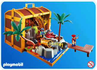 Playmobil - 5737-usa - cofre del tesoro pirata