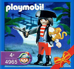 Playmobil - 4965-ger - Pirata con mono