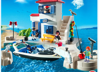 Playmobil - 5128 - Harbour Police with Speedboat