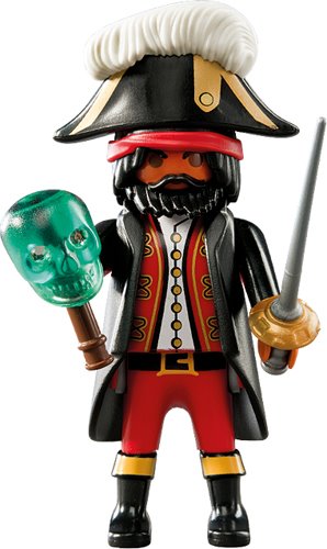 Playmobil 5157v1 - Pirate with crystal scull - Back