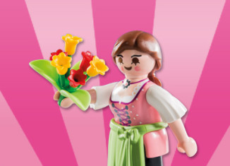 Playmobil - 5597v3 - Woman with dirndl - Detail Playmobil - 5597v3 - Woman with dirndl