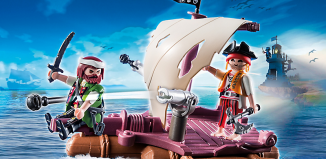 Playmobil - 6682 - radeau des pirates