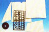 Playmobil - 7310v1 - replacement sails for pirate ship (3550)