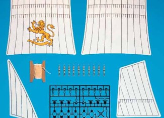 Playmobil - 7310v2 - voiles de remplacement pour bateau pirate (3750) - Detail Playmobil - 7310v2 - voiles de remplacement pour bateau pirate (3750)