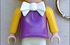Playmobil - 30793230 - Fille en violet avec chapeau jaune