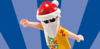 Playmobil - 5458v11 - Weihnachtsmann mit Surfbrett