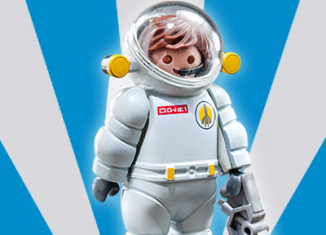 ★PLAYMOBIL Personaje ASTRONAUTA Espacio Conductor AEE Space 5460 RARO #03 
