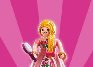 Playmobil - 5285v1 - Dame mit Bürste - Detail Playmobil - 5285v1 - Dame mit Bürste