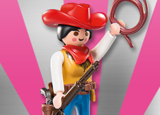 Playmobil - 5538v5 - Cowgirl - Detail Playmobil - 5538v5 - Cowgirl