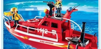 Playmobil - 3128s3 - Fire Rescue Boat with Pump