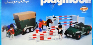Playmobil - 3140-lyr - Jeep & van à chevaux