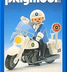 Playmobil - 3564s1-esp - Policeman on Motorcycle