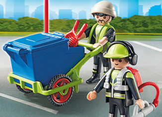 Playmobil - 6113 - City cleaning equipment - Detail Playmobil - 6113 - City cleaning equipment