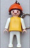 Playmobil - 7601 - Schlüsselanhänger Mädchen mit oranger Mütze