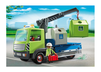 Playmobil - 6109 - Truck with glass waste containers