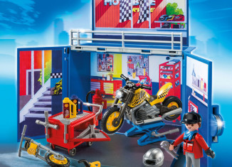 Playmobil - 6157 - Motorbike garage