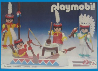 Playmobil - 23.79.8-trol - 4 Indianer mit Kanu