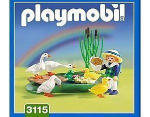 Playmobil - 3115s2 - Fillette/canards/oies