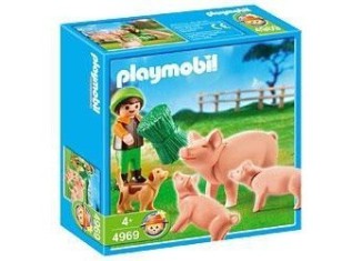 Playmobil - 4969 - Boy Feeding Pigs