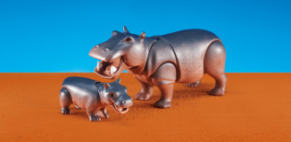 Playmobil - 6421 - Hippo with Baby