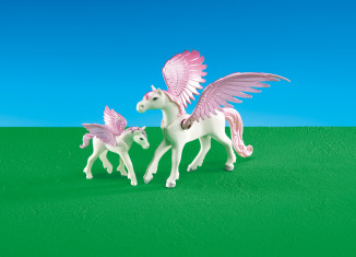 Playmobil - 6461 - Pegasus mit Fohlen