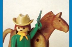 Playmobil - 3342-fam - Cowboy mit Pferd