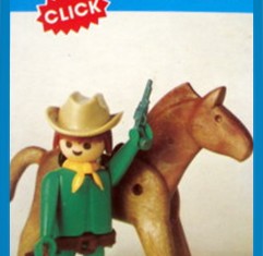 Playmobil - 3342-fam - Cowboy mit Pferd